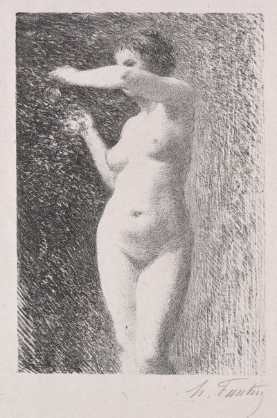 Tutkimus Eevalle, 1898. tekijältä Ignace Henri Jean Fantin Latour