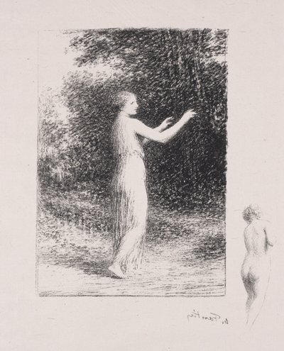 Kerjäläinen. tekijältä Ignace Henri Jean Fantin Latour