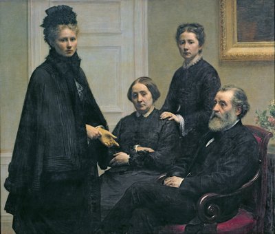Dubourgin perhe, 1878 tekijältä Ignace Henri Jean Fantin-Latour