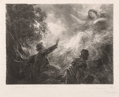 Alppien keiju, 1873. tekijältä Ignace Henri Jean Fantin Latour