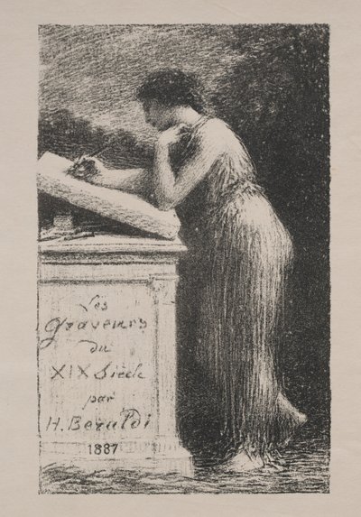Litografia, 1887. tekijältä Ignace Henri Jean Fantin Latour