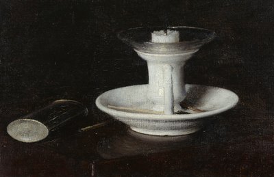 Valkoinen kynttilänjalka, 1870 tekijältä Ignace Henri Jean Fantin Latour