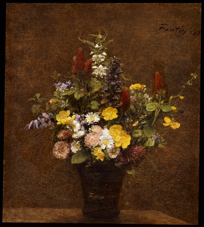 Villit Kukat tekijältä Ignace Henri Jean Fantin Latour