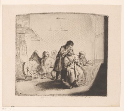 Tobitin silmien parantaminen tekijältä Ignace Joseph de Claussin (attributed to)