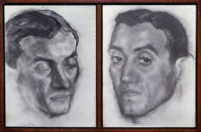 RAMON PEREZ DE AYALA (1888–1962) MUOTOKUVA ESPANJASTA KIRJOITTAJISTA JA JURNALISTISTA - PIIRUSTUS - VUODEN 1914 SUKUPOLVI tekijältä Ignacio Zuloaga