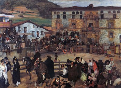 Corrida de toros a Eibarfinnès tekijältä Ignacio Zuloaga y Zabaleta