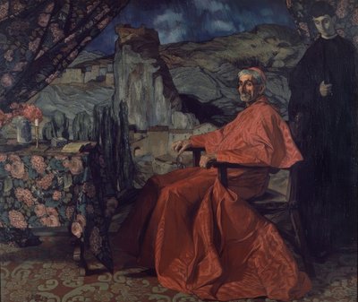 EL CARDENAL - 1912 - O / L - 201 X 236 CM tekijältä Ignacio Zuloaga y Zabaleta