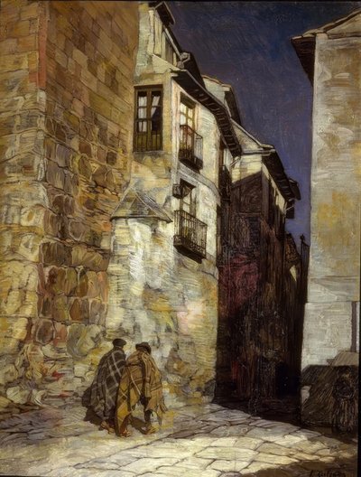 SEGOVIA DE NOCHE – HACIA 1930 – O / L – 94X74 CM tekijältä Ignacio Zuloaga y Zabaleta