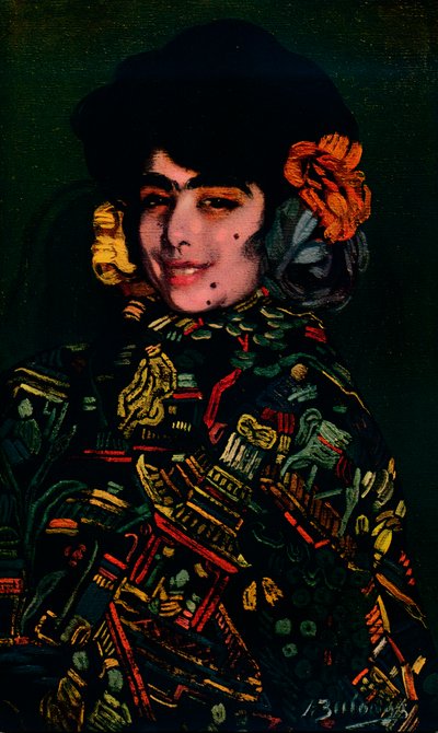 Espanjalainen tyttö, 1907, 1932 tekijältä Ignacio Zuloaga y Zabaleta