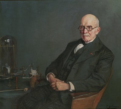 Fyysikko Édouard Branlyn muotokuva 1844-1940, n. 1920. tekijältä Ignacio Zuloaga y Zabaleto