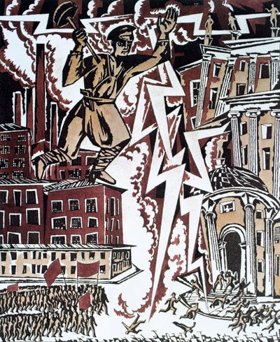 "Punainen salama", 1919. tekijältä Ignaty Nivinsky