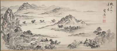 Näkymä West Lakelle, 1700-luku. tekijältä Taiga Ike