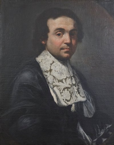 Miehen muotokuva, noin 1670 (öljy kankaalle). tekijältä Il (1639-1709) Baciccio