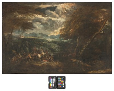 Pyhän Paavalin kääntymys, 1710-20 tekijältä Ilario Giacinto Mercanti