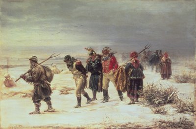 Vuonna 1812 (Perääntyminen Moskovasta) 1873 tekijältä Illarion Mikhailovich Pryanishnikov