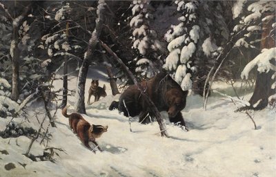 Karhunmetsästys tekijältä Illarion Mikhailovich Pryanishnikov