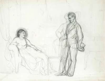 Adelina Patti Violettana Giuseppe Verdin oopperassa La traviata, 1860-luvun loppu - 1870-luvun alku tekijältä Ilya Efimovich Repin