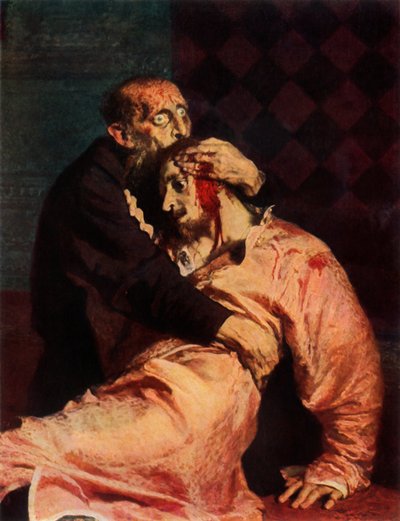 "Ivan Kamala ja hänen poikansa Ivan 16. marraskuuta 1581", 1885, 1965. tekijältä Ilya Efimovich Repin