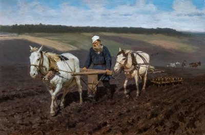 LEON TOLSTOI LABOURANT tekijältä Ilya Efimovich Repin