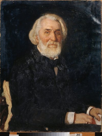 Muotokuva kirjailija Ivan Sergejevitš Turgenevista (Turgenev tekijältä Ilya Efimovich Repin