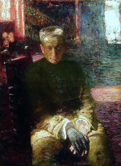 Aleksanteri Kerenskin muotokuva 1881-1970, 1918 tekijältä Ilya Efimovich Repin