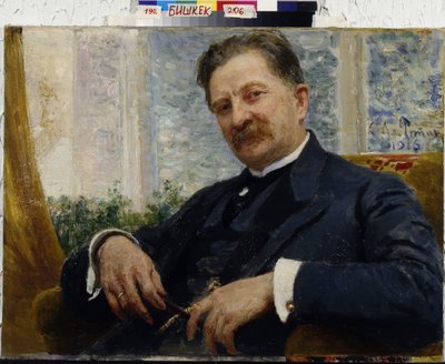 Muotokuva insinööri I.M. Vengerov par Repin, Ilja Efimovitš (1844-1930) tekijältä Ilya Efimovich Repin