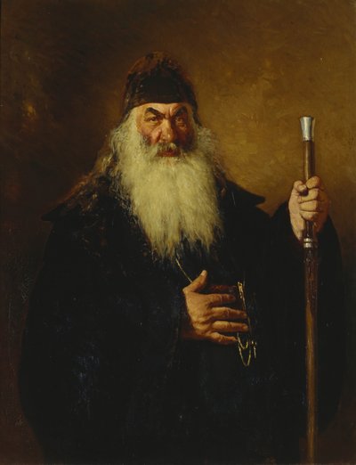 Protodeacon, 1877 tekijältä Ilya Efimovich Repin