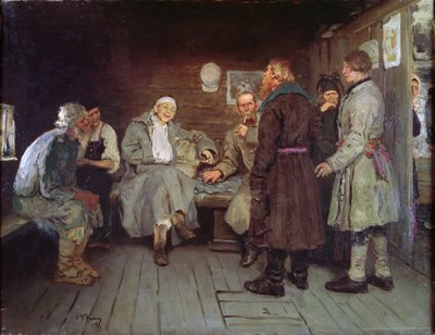 Sotilaiden tarina, 1877 tekijältä Ilya Efimovich Repin