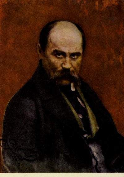 Taras Shevchenko, ukrainalainen runoilija ja taiteilija tekijältä Ilya Efimovich Repin