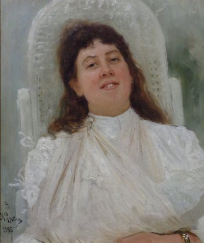 Muotokuva Marianne von Werefkinistä, 1888. tekijältä Ilya Efimovich Repin