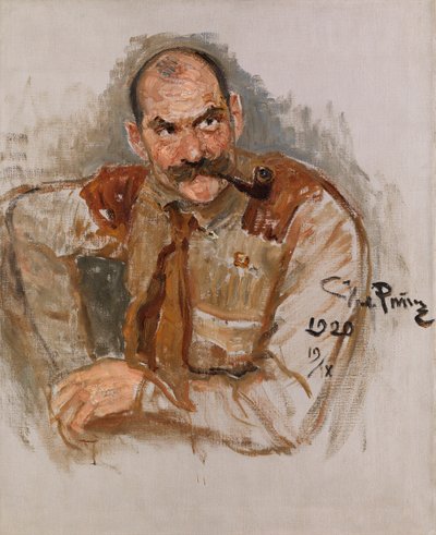 Portrait of the artist Akseli Gallen-Kallela 1865-1931, 1920. tekijältä Ilya Efimovich Repin