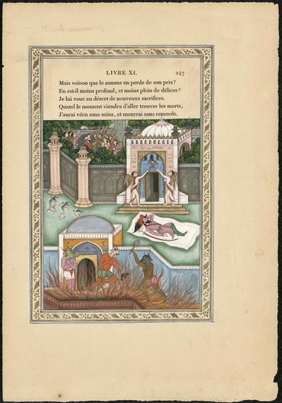 Mogulin unelma Mogulien unelma, 1837-1839. tekijältä Imam Bakhsh Lahori