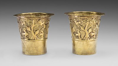 Pari dekantterilasia, jotka kuvaavat lintuja viljapellolla, jKr 1100-1438 tekijältä Incan