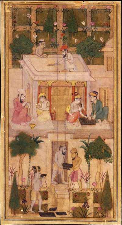 Kirjojen tekeminen puutarhassa tekijältä Indian Art