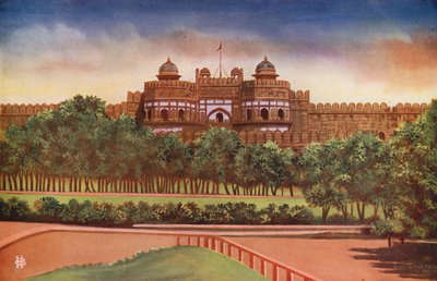 Delhi Gate, Agran linnoitus (värivalokuva) tekijältä Indian photographer