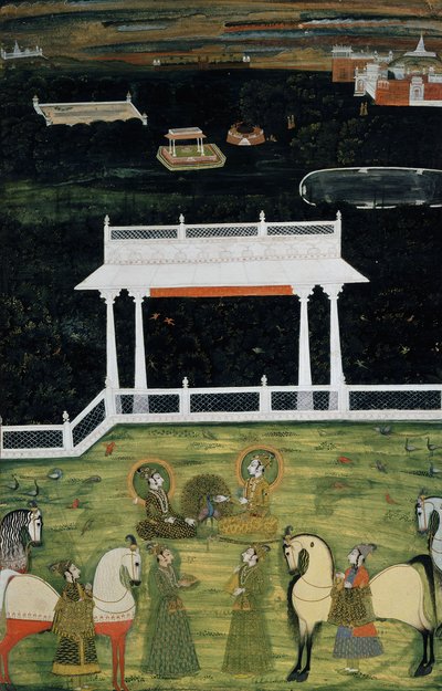 Ruhtinasparatiisi, n. 1750-1760 tekijältä Indian School