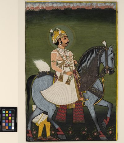 Jhilain thakur hevosen selässä tekijältä Indian School