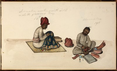 Lisätä. Tai. 1539, suutari ja kirjonta tekijältä Indian School