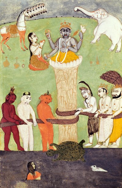 Maitomeren kuohuminen, 1400-1600 luvut tekijältä Indian School