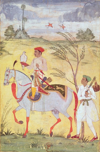 Keisari Jahangir (1569-1627) tekijältä Indian School