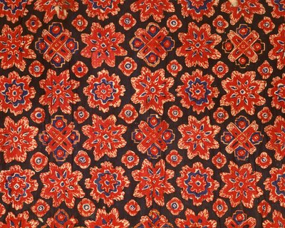 Kangas vanhalla thaimaalaisella designilla (painettu puuvilla) tekijältä Indian School