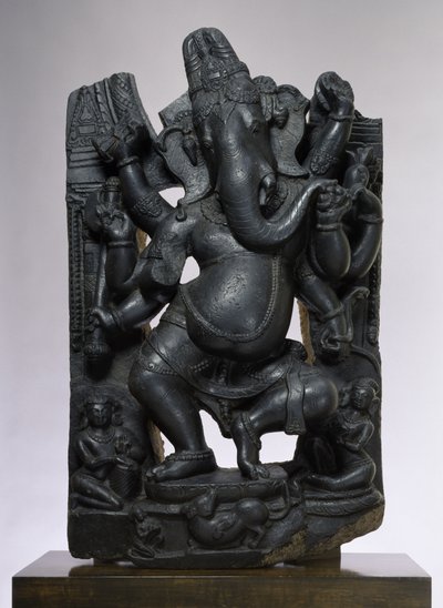 Ganesha (muskoviittibiotiittiliuske) tekijältä Indian School