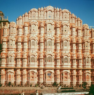 Hawa Mahal (tuulien palatsi) rakennettu vuonna 1799 (katso myös 121219 & 208426) tekijältä Indian School