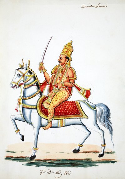 Lordi Kalki hevosellaan Devadatta miekka kädessä (wc paperilla) tekijältä Indian School