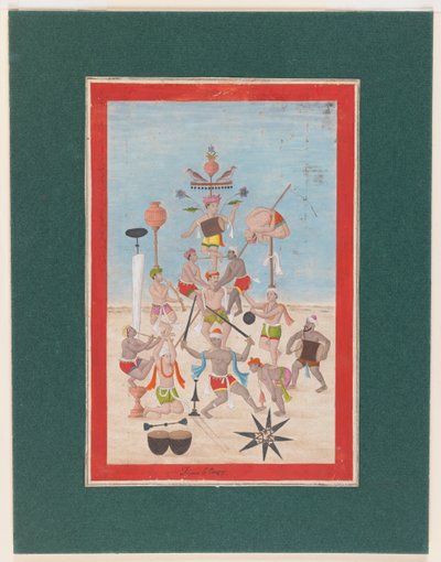 Miniatyyrimaalaus, n.1810 (wc paperille) tekijältä Indian School