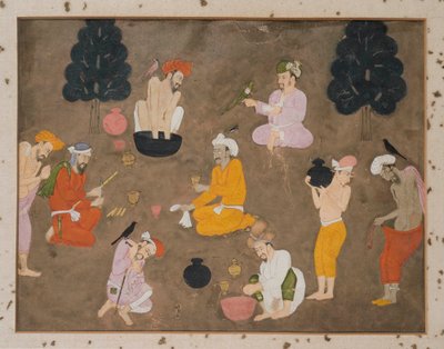 Yhdeksän miestä valmistaa bhangia tekijältä Indian School