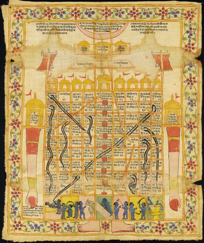 Maalaus Gyan Bazista Rajasthanissa 1700-luvun lopulla tekijältä Indian School