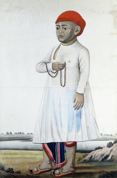Merkittävän muotokuva, n. 1780-1790 tekijältä Indian School