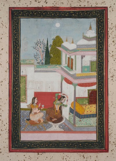 Ensimmäinen Ragini, noin 1790 tekijältä Indian School