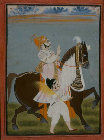 Rawat Bhim Singh, Salumber Riding Noor, 1820 tekijältä Indian School